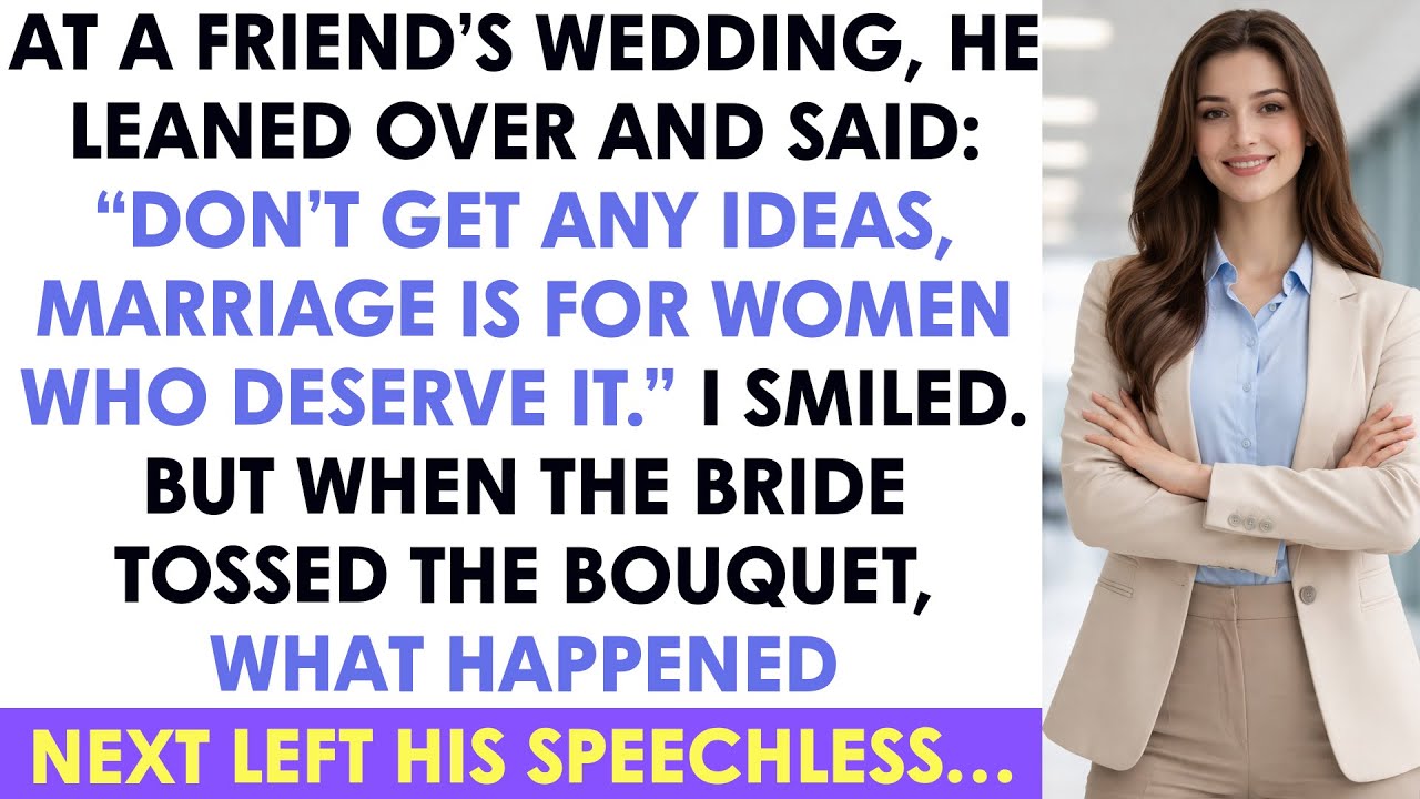 At A Friend’s Wedding, He Leaned Over And Said: “Don’t Get Any Ideas, Marriage Is...