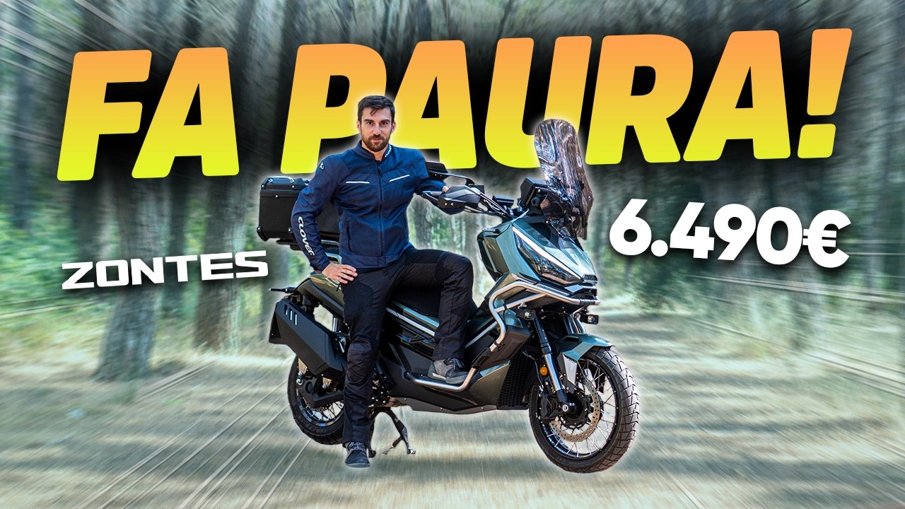 ZONTES 368G (2026): QUESTO SCOOTER CINESE FA PAURA! 😨 - Test Ride ITA