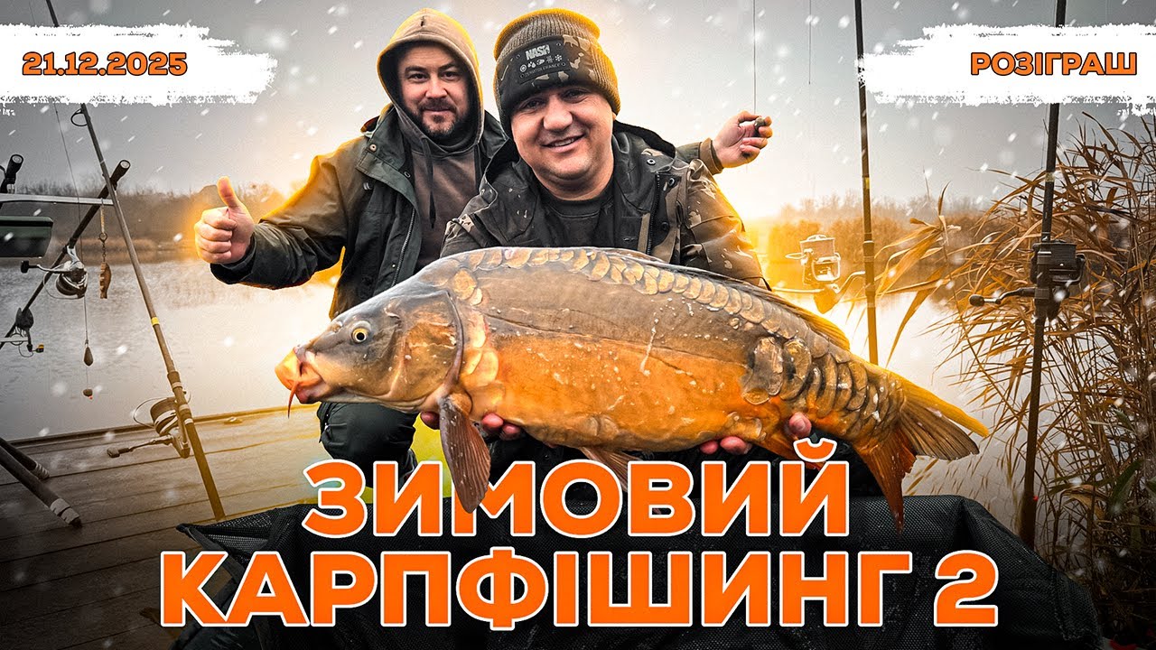 Зимовий карпфішинг 2. Холодна вода 7 градусів. Зимня насадка на коропа. #carpfishing 