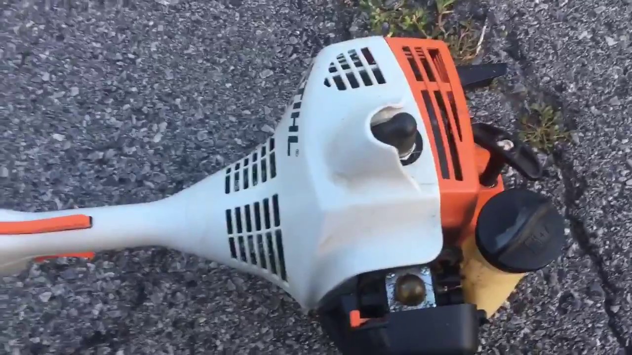 Getting the stihl fs45 running after months of sitting