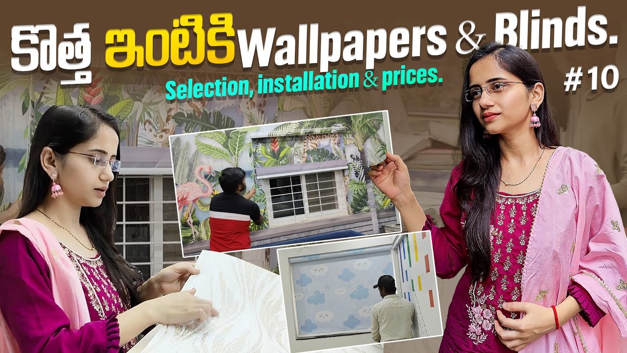 Ep:10 Designer Wallpapers in Hyderabad | Wallpapers Selection,Price & Installation #voiceofvasapitta