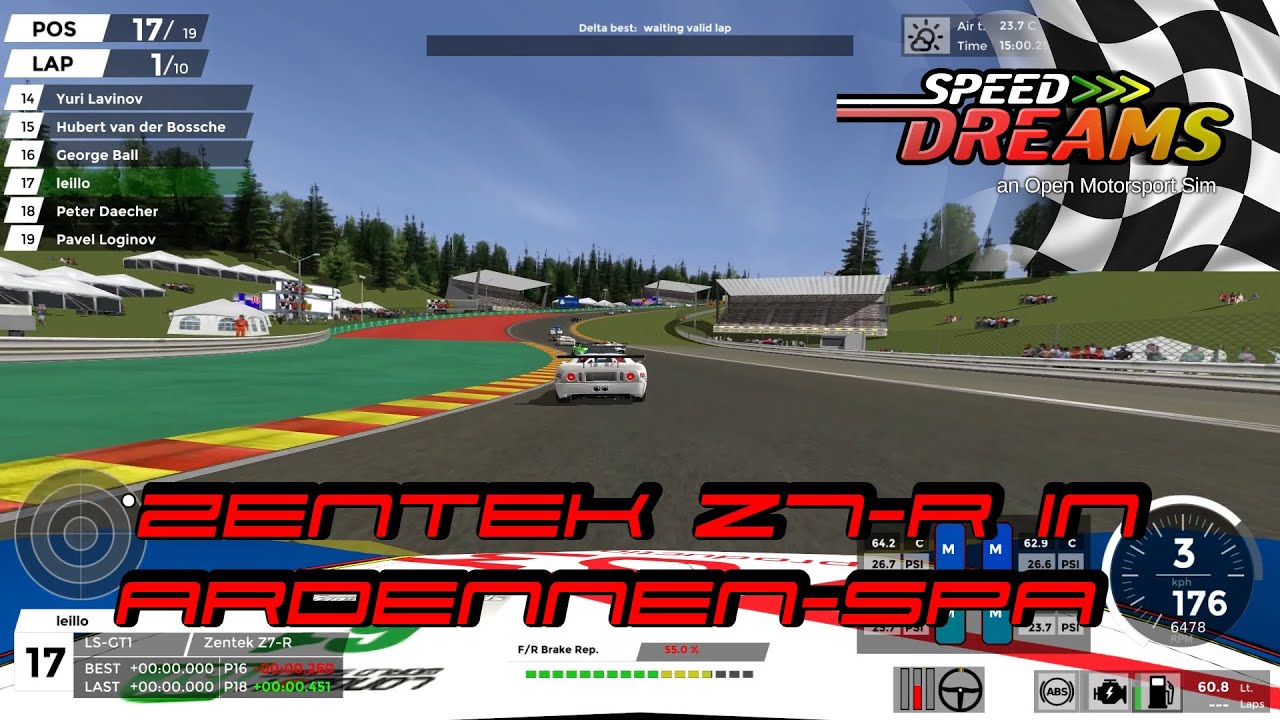 SPEED DREAMS - Zentek Z7-R in Ardennen-Spa