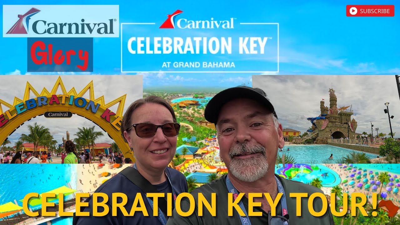 Celebration Key!!! Touring Carnival's Brand New Exclusive Port - Carnival Glory