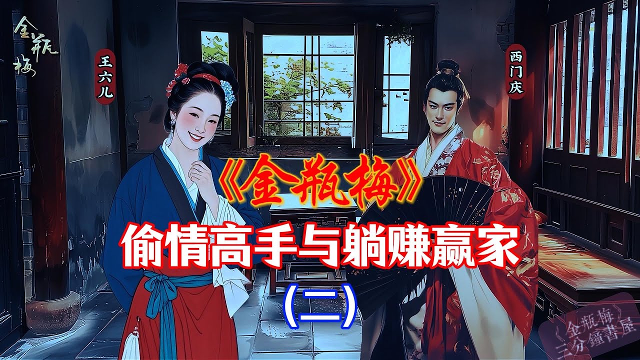 《金瓶梅》偷情高手与躺赚赢家的交锋 ！躺赚赢家王六儿登场，无耻之徒的一家人，没有尊严也能过得很好 (二) #金瓶梅  #四大名著 #西门庆 #潘金莲