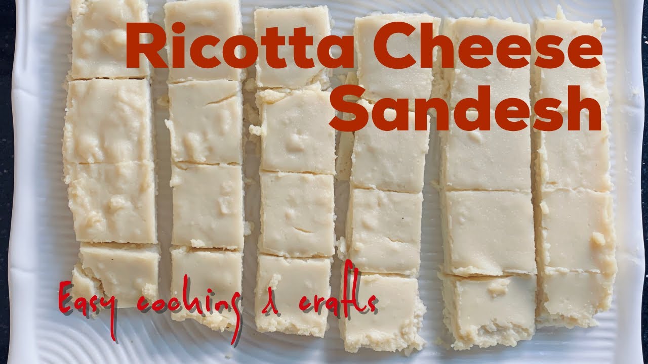 How to Make Sandesh with Ricotta Cheese | রিকোটা চীজের সন্দেশ | Easy Steps