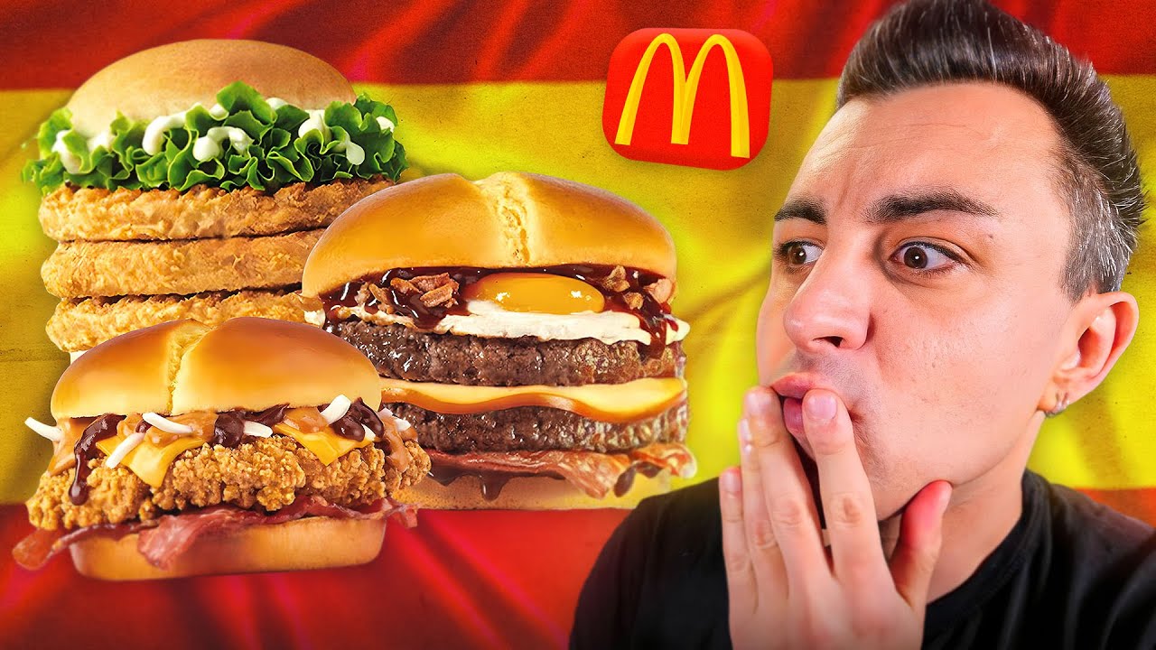 JE TESTE LE MCDO EN ESPAGNE ! (les burgers sont énormes)