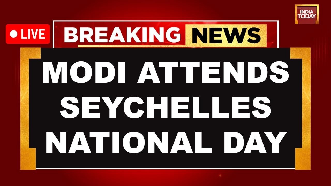 LIVE: PM Modi Attends Seychelles Golden Jubilee National Day Celebrations In Victoria