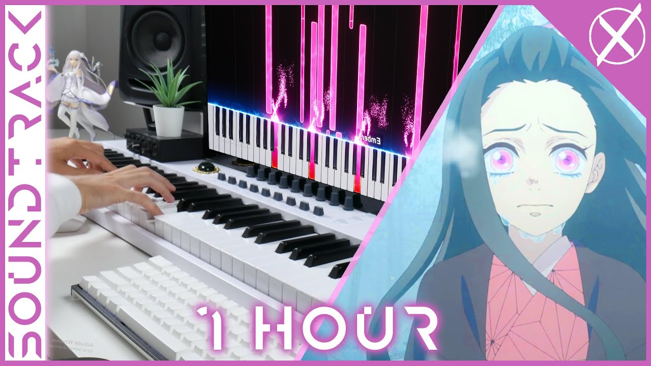 Nezuko Theme (1 Hour Chill Lullaby Ver.) Demon Slayer Season 2 Episode 10 OST