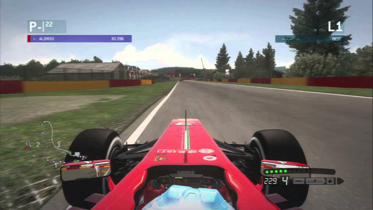 F1 2013 Spa Hotlap - 1:45.019 - GP Mode + Setup