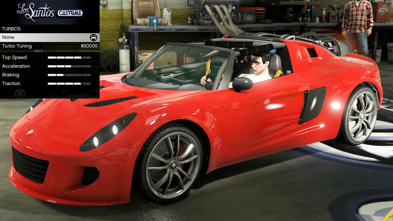 GTA 5 &mdash; Кастомизация транспорта из прошлых DLC &mdash; Coil Rocket Voltic (Tesla Roadster/Lotus Elise)