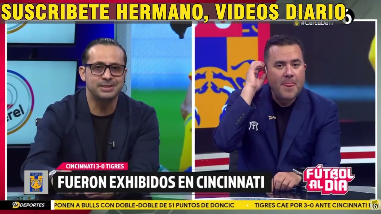 ✅🚨DESTROZAN a PIZARRO por ESCUSAS | ANALISIS Tigres vs Cincinatti 0-3 CONCACHAMPIONS