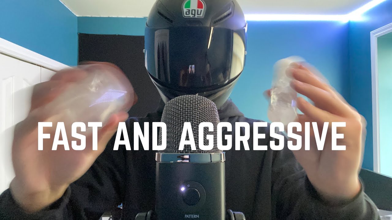 Fast and Aggressive ASMR Water/Liquid Sounds Shaking & Tapping