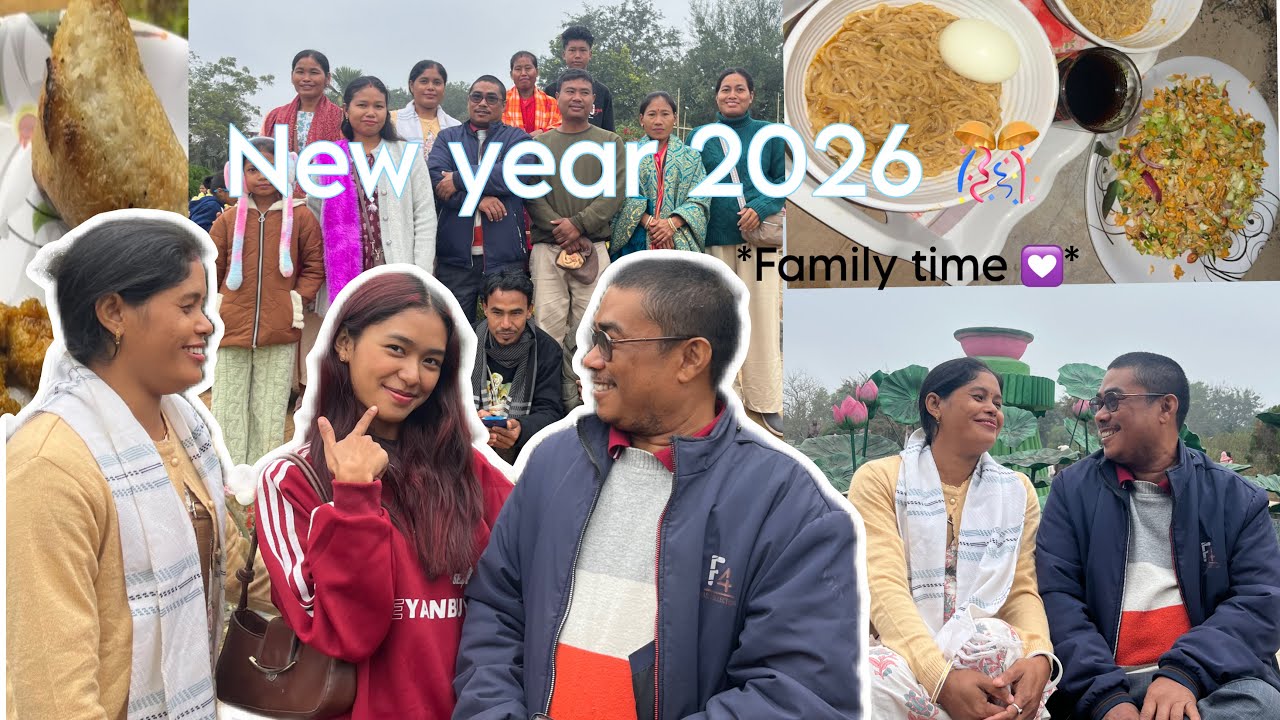 New year vlog : spending time with my family as usual❤️‍🩹 || @Thenishajamatiavlogs 