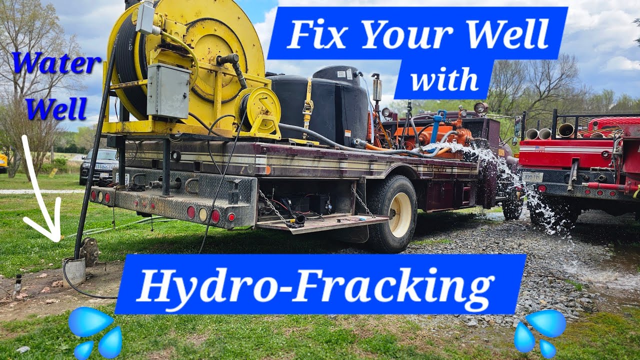 Fixing a Water Well that Keeps Running Dry. Hydro-Fracking, Full Pump System Inspection