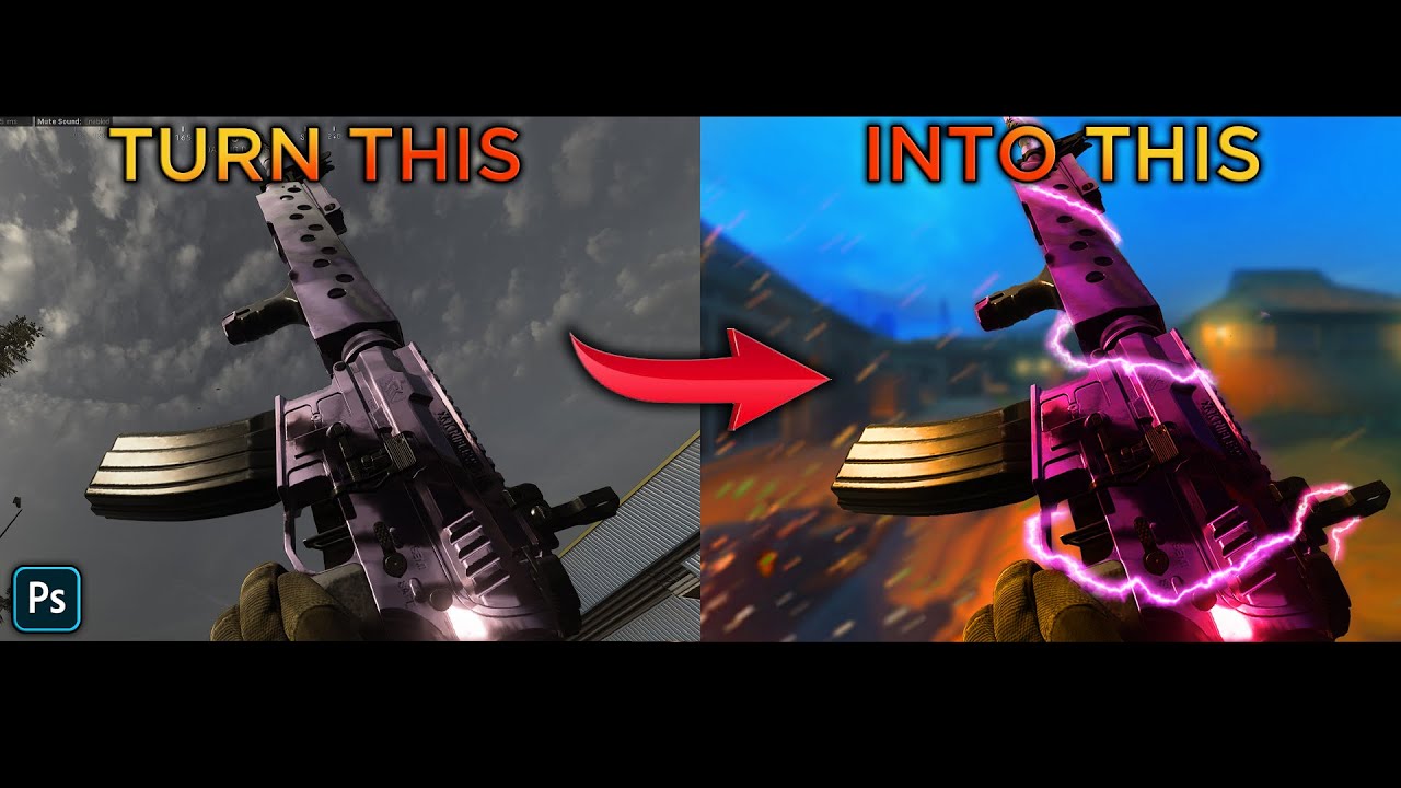 How I Make my Call of Duty Thumbnails! (How to Make CoD Thumbnails 2021)