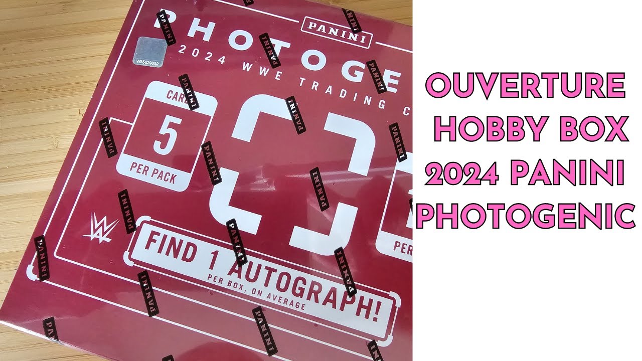 Nous avons des légendes - Opening hobby box Photogenic WWE Panini 2024