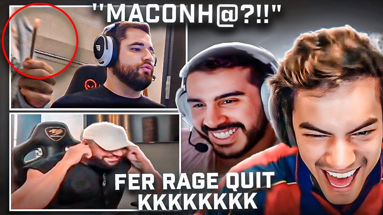 FALLEN, FER, FNX E COLDZERA fazendo live no MESMO DIA! KKKKKKKKK