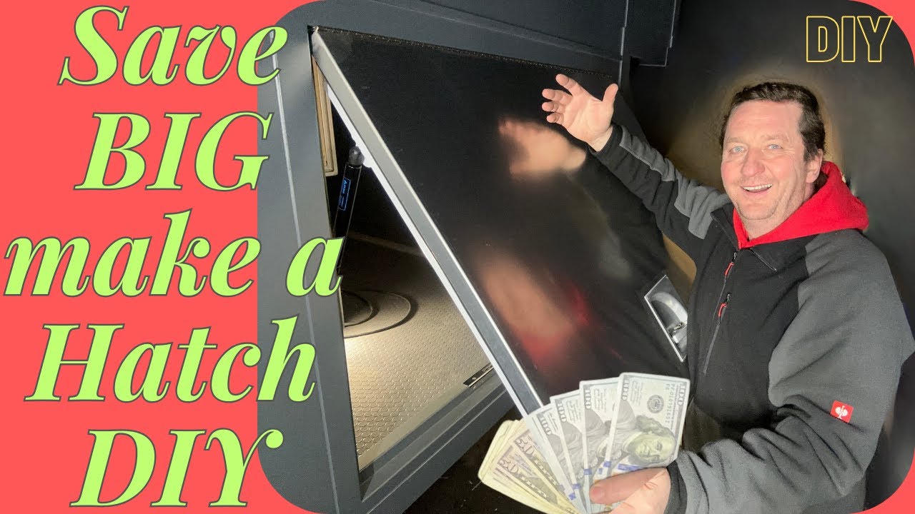 How to make a Quality Hatch for a Expedition Truck habitat from scratch ! Save money all DIY !!!