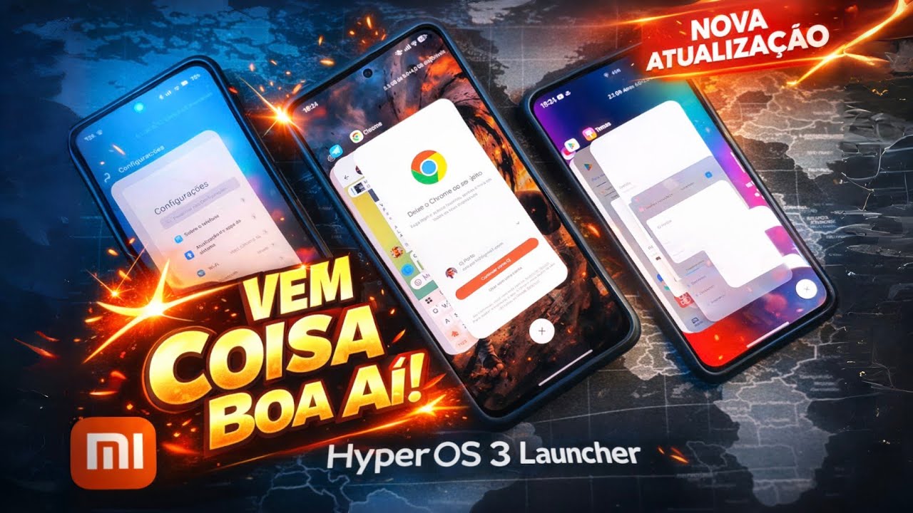 HyperOS 3 Launcher Recebe Atualização! 🔥 Xiaomi Preparou Algo GRANDE