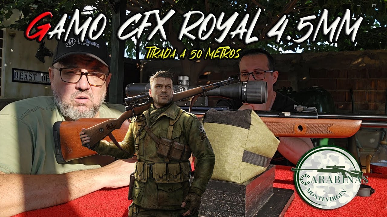 GAMO CFX ROYAL TIRADA A 50 METROS @carabinasmontevirgen2020