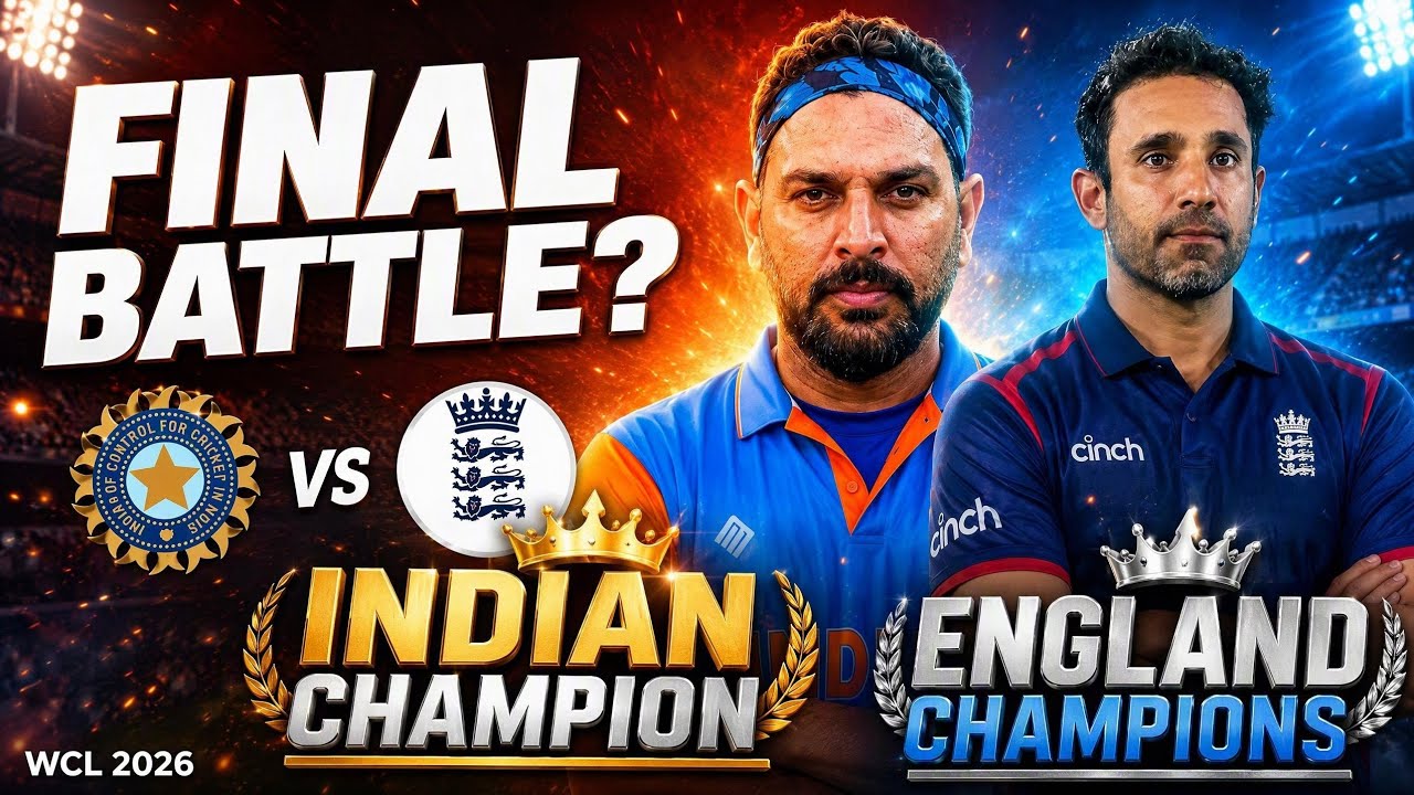 India Champions vs England Champions, Match 4 of the World Championship of Legends 2026