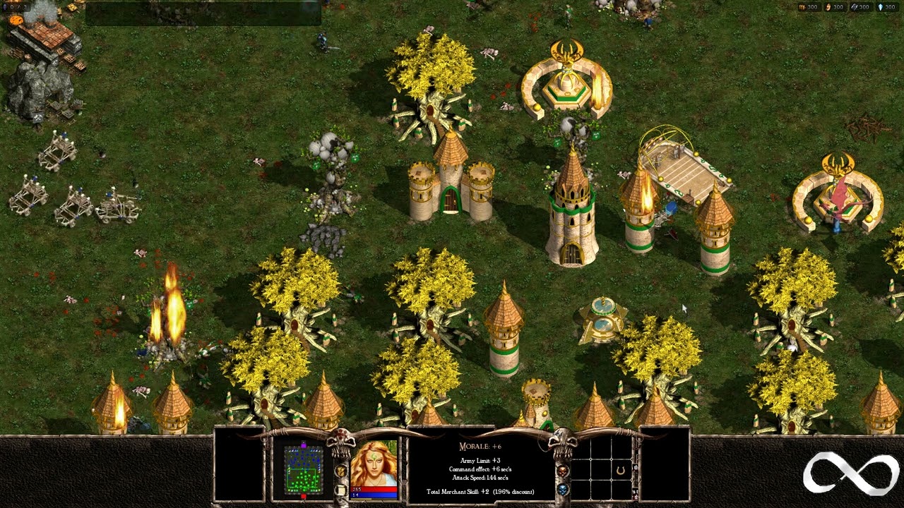 Warlords Battlecry III, AI Battle, High Elf vs Undead