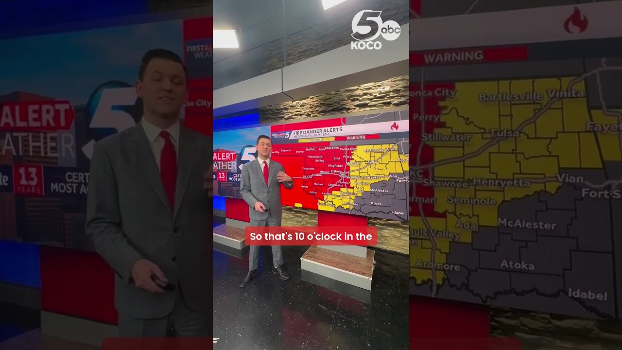 Large wildfire breaks out in Beaver County, Oklahoma; look at upcoming fire risk