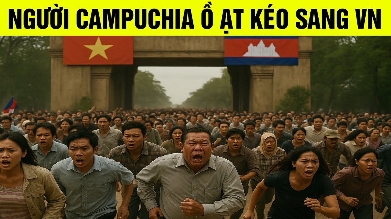 Tại sao người dân Campuchia ồ ạt kéo sang Việt Nam?