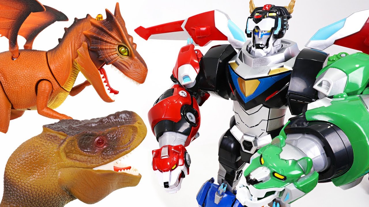 Five lion combined! Voltron Legendary Defender! Defeat dinosaur and dragon (Golion) - DuDuPopTOY