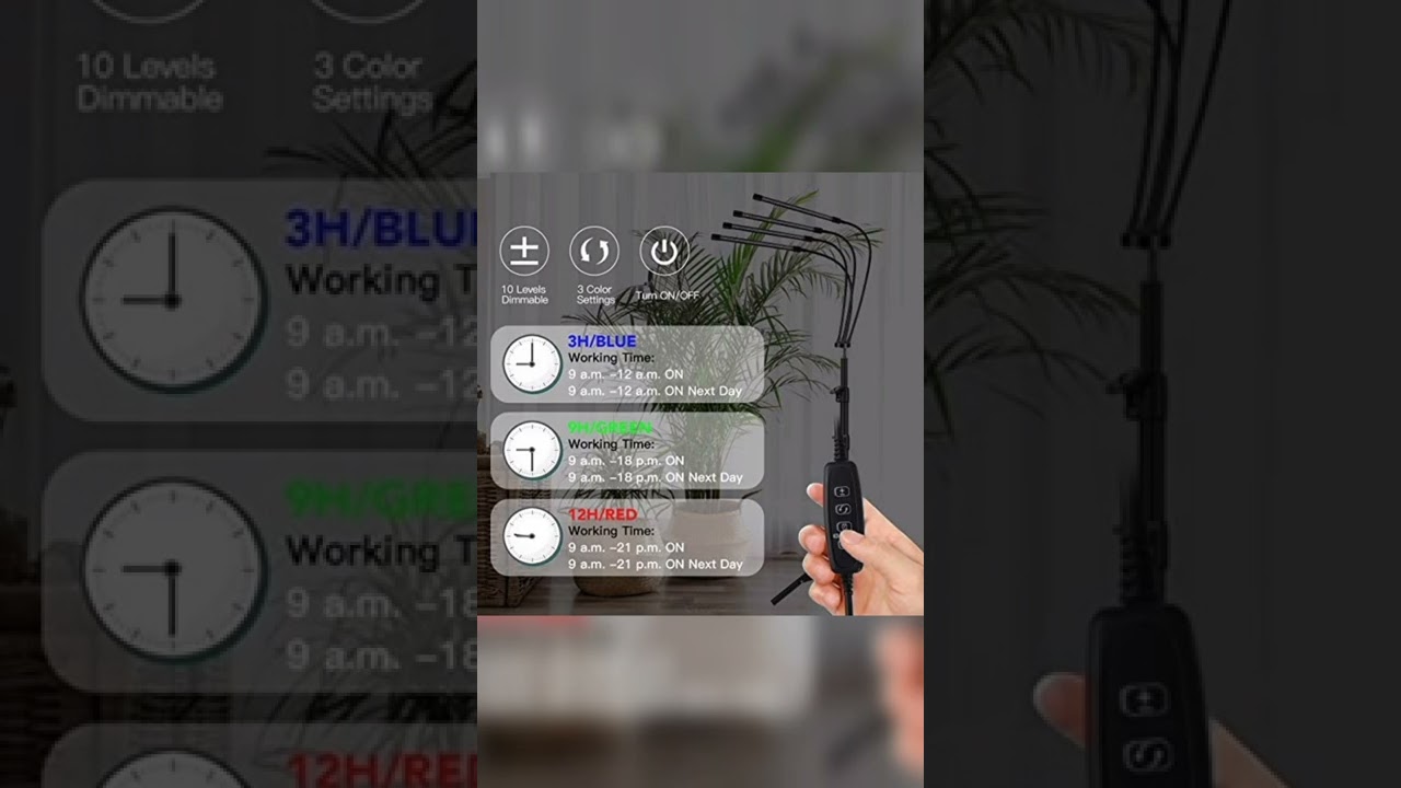 harvest indoor garden with LED light grow 