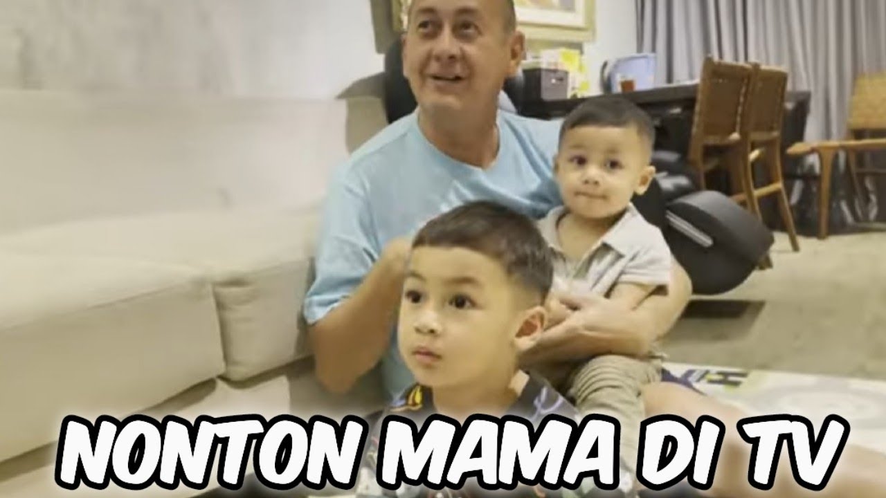 DEDEK HO DI TEMANI KAKAK DAN OPA ‼️LIHAT MAMA FASHION SHOW DI TV @galerikiano