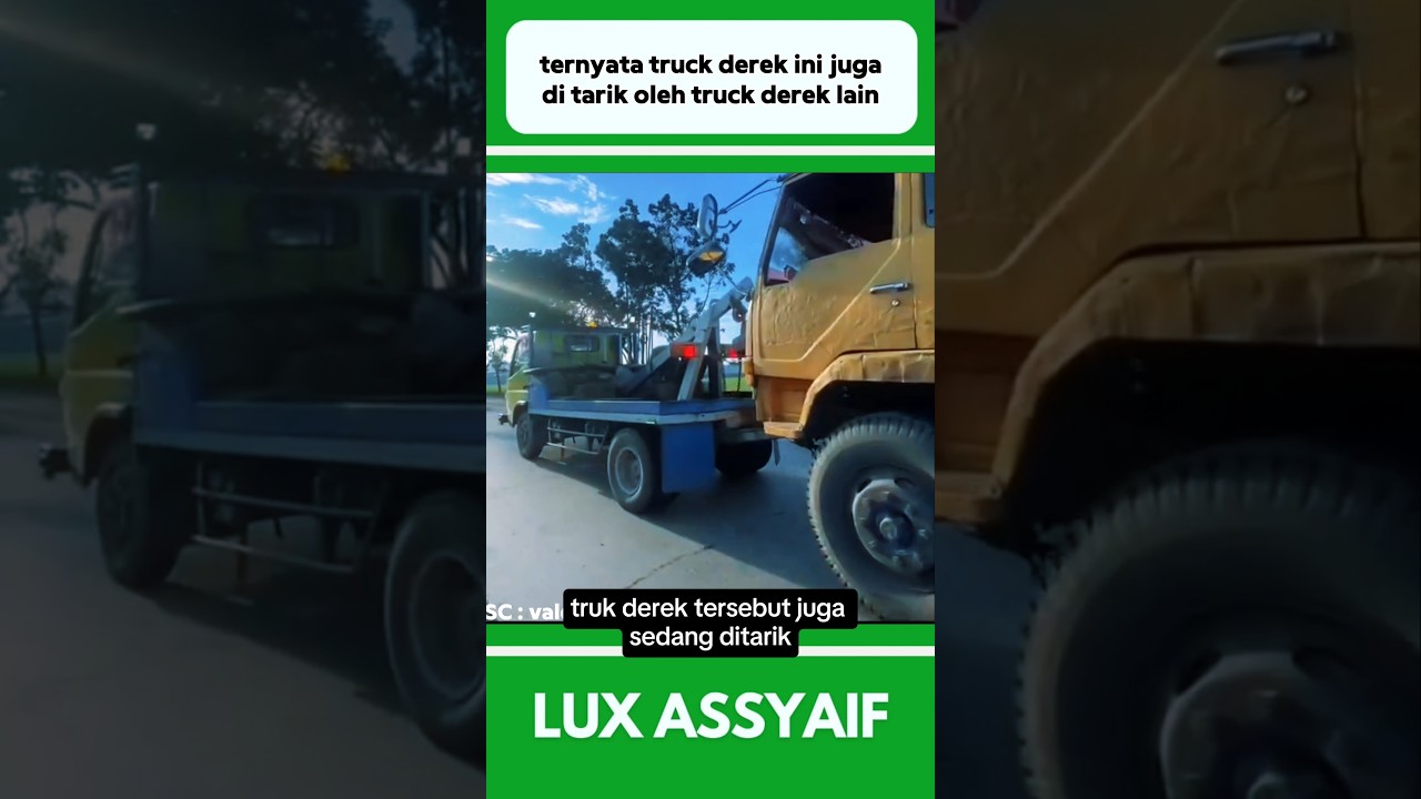 TRUCK DEREK INI JUGA DI TARIK OLEH TRUCK DEREK LAIN #shorts