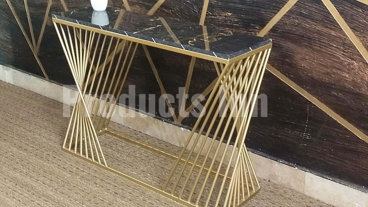 Cardano Console Table | Premium Quality Wrought Iron Furniture | Best Console For Lobbies, Entrances