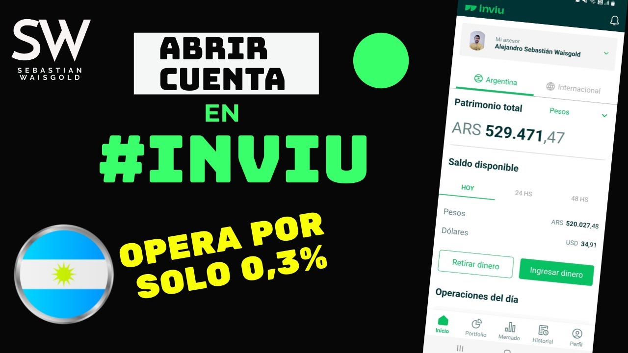 ✅ASESOR INVIU (Alias SEBASTIAN.INVIU) C&oacute;mo ABRIR CUENTA en INVIU GRATIS Argentina 2023 😎?
