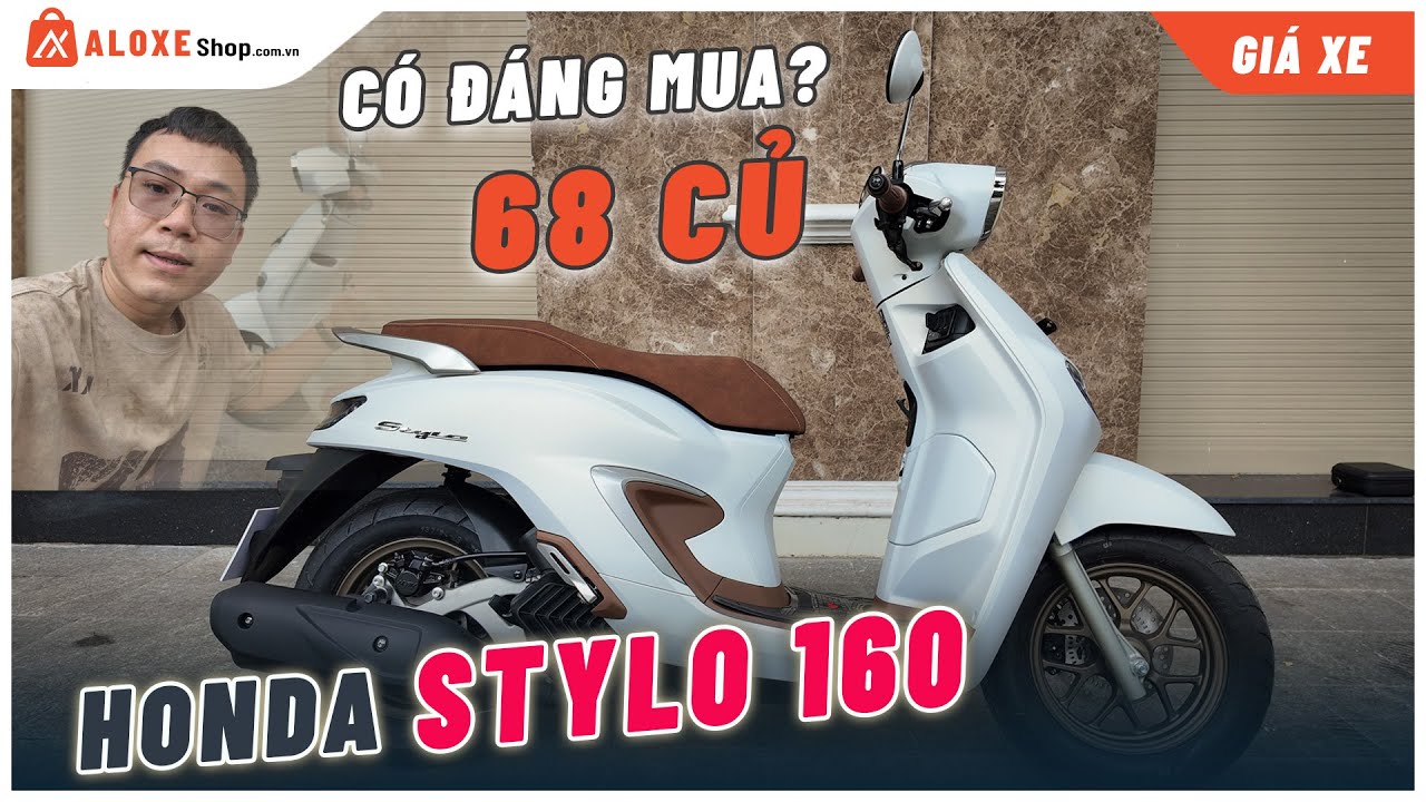 Vlog 3 | Review chi tiết Honda Stylo 160 Trắng N&acirc;u ABS Indoneisa 68-70 củ c&oacute; đ&aacute;ng mua? | Alo Xe