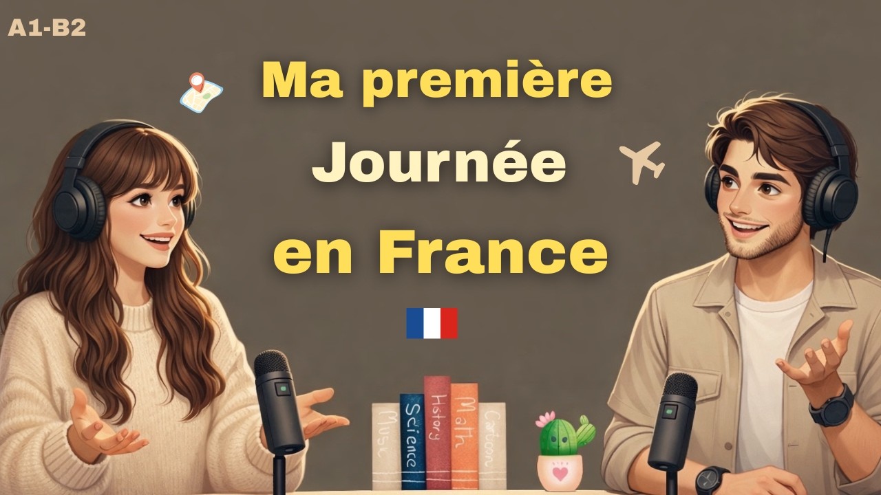 Apprendre le français en écoutant | Parler de ma première journée en France