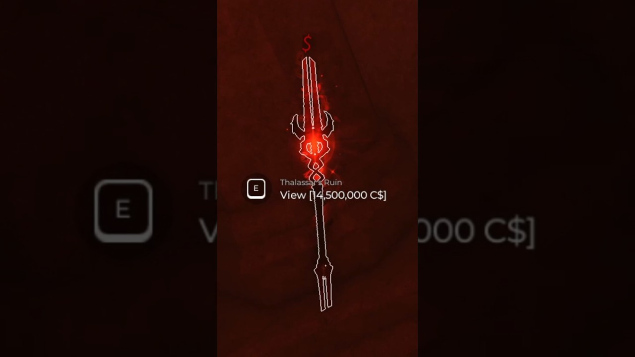 Thailassar's Ruin Rod  #roblox #fisch