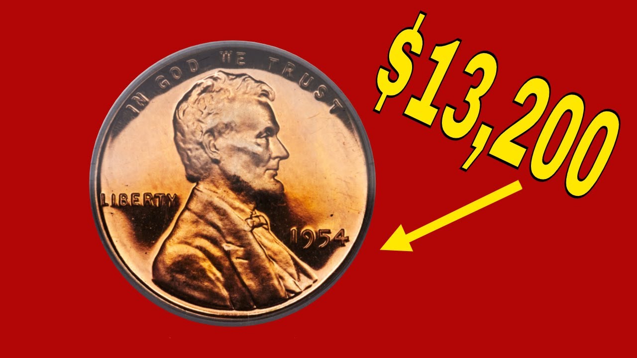 $13,200 for a penny! Rare pennies worth money! 1954 valuable pennies to look for!
