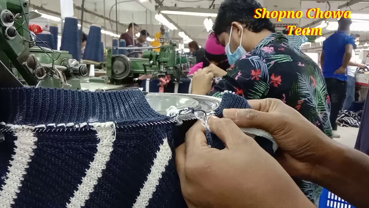 সোয়েটার লিংকিং কাজ শিখুন / Learn to work sweater linking