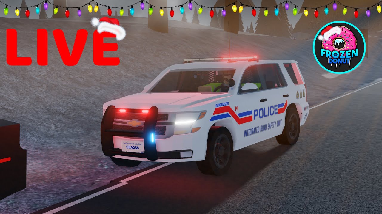 🔴Roblox City of Vancouver LIVE | Snow & Christmas Patrol!!