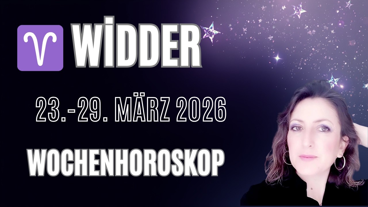 ♈ Widder | Wochenhoroskop | 23.-29. März 2026 | Was bringt das Mars-Jupiter-Trigon?