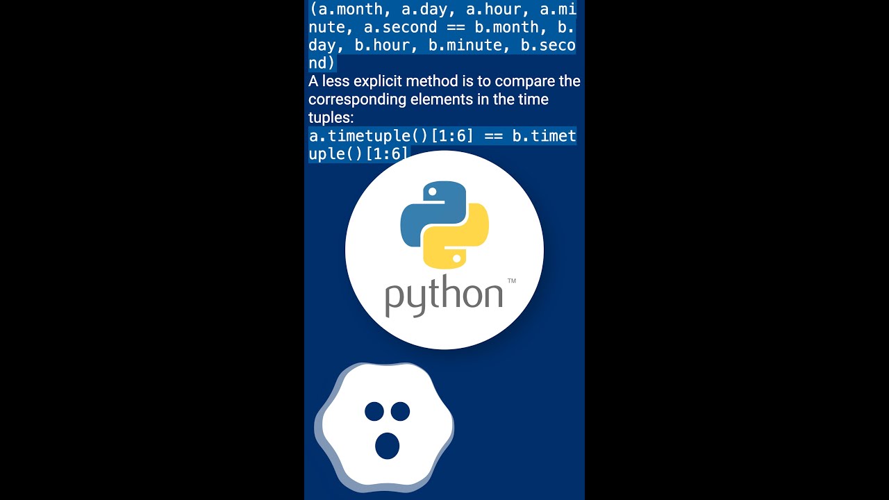 Is there a direct way to ignore parts of a python datetime object? #shorts