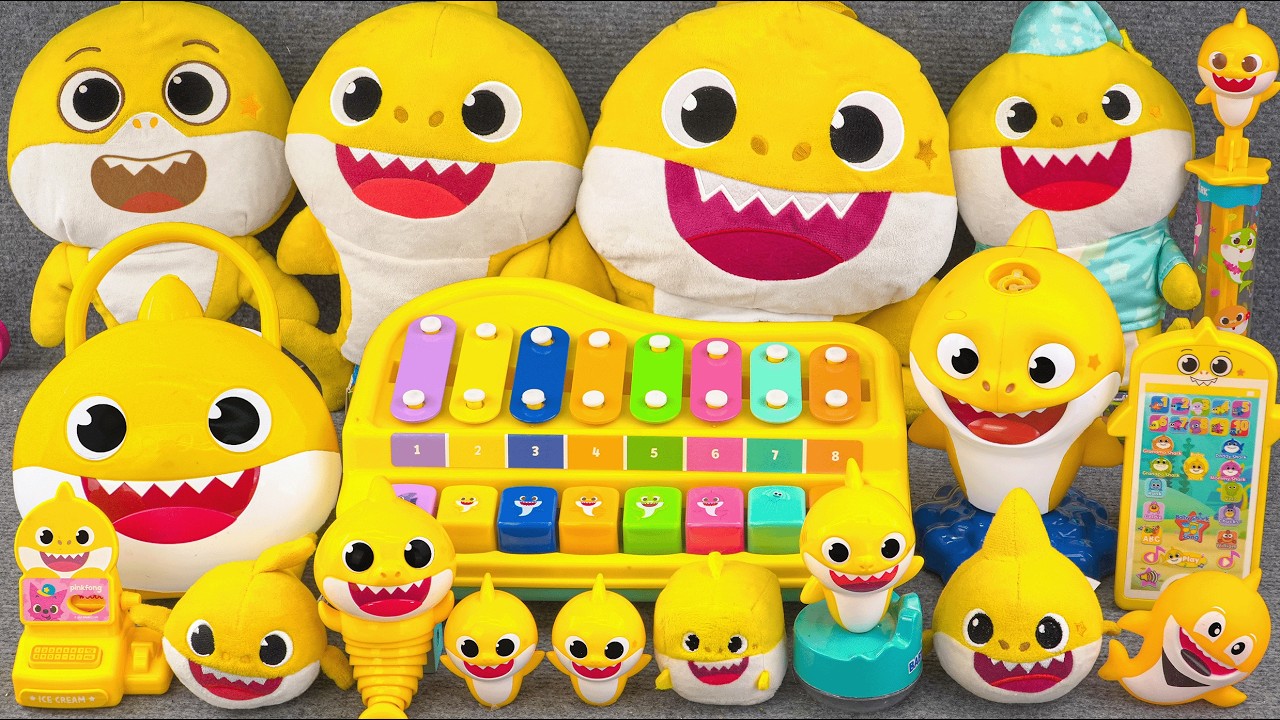 BABY SHARK Collection Unboxing - Satisfying Unboxing (ASMR)