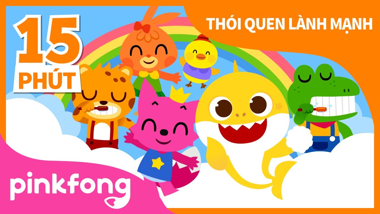 Rửa tay cùng Cá Mập Con | Thói quen lành mạnh cho trẻ em | Pinkfong! Những bài hát cho trẻ em
