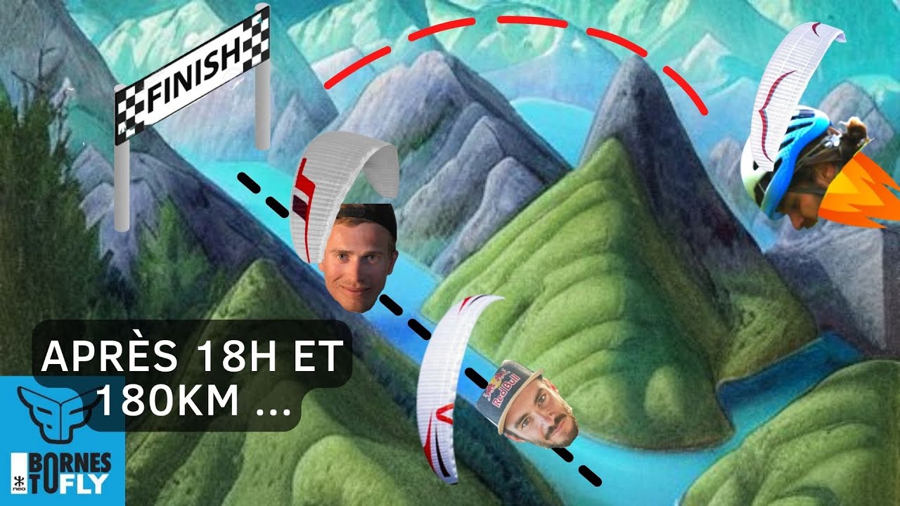 Comment j'ai (failli) doubler 2 champions X-Alps après 18h d'efforts - Bornes to fly 2022