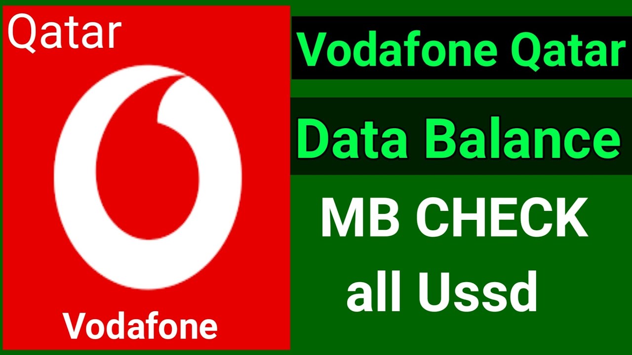 How do I check Vodafone Data Balance | Vodafone qatar internet Balance Check | Vodafone Mb Check