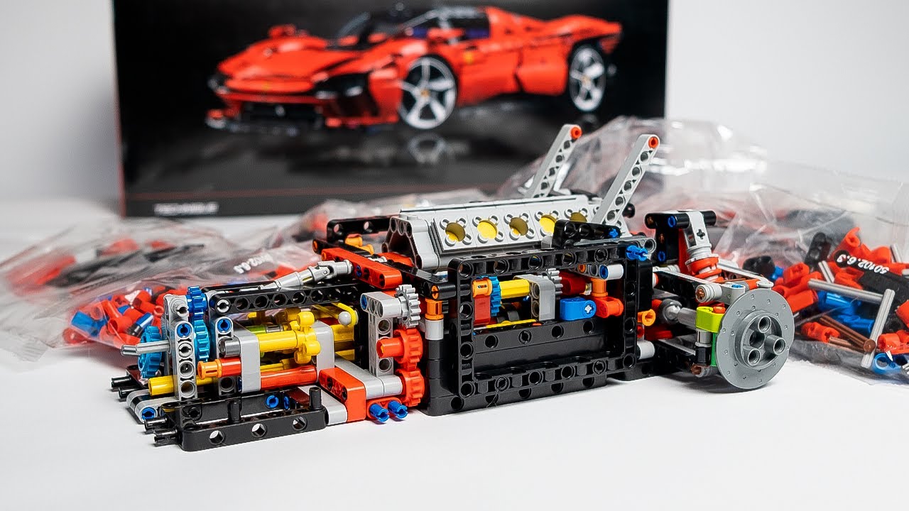 СБОРКА КИТАЙСКОЙ FERRARI DAYTONA SP3 c Вайлдберриз! / Часть 1 / Китайская копия LEGO Technic 42143!