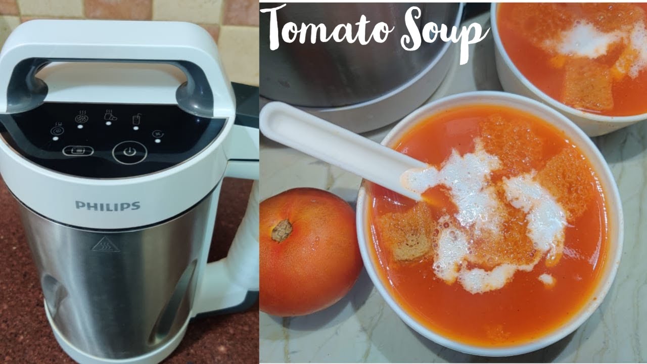 Tomato Soup | Tomato Soup in Soup Maker | Tomato Soup with Croutons | Tamatar Ka Soup | Soup Recipe