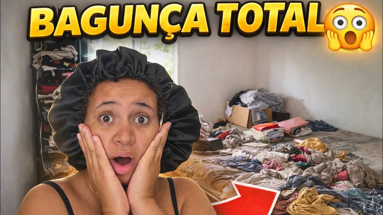 A CASA ESTAVA UM CAOS… OLHA COMO FICOU 😱✨ *faxina pesada*