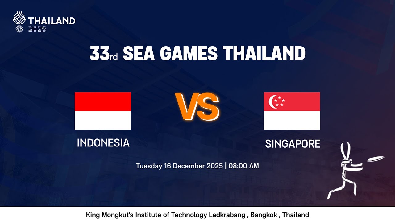 Singapore vs Indonesia - SEA Games 2025 Round Robin Game